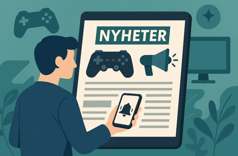 Håll dig uppdaterad på spelmarknadens stora nyheter